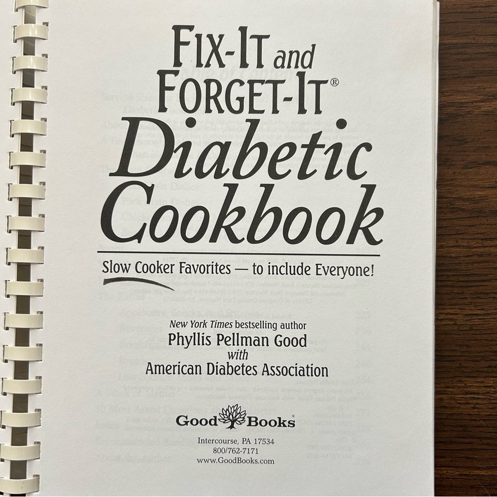 Diabetic Cookbook - Picture 3 of 7